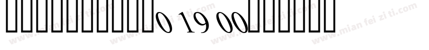 KSFQOUWIUR0 19 00字体转换